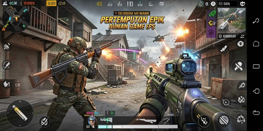 Gameplay seru dari 6CF yang penuh aksi.