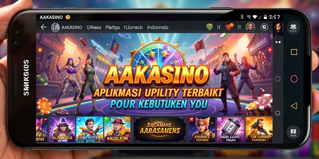 Tampilan antarmuka AAKASINO yang menarik dan intuitif.
