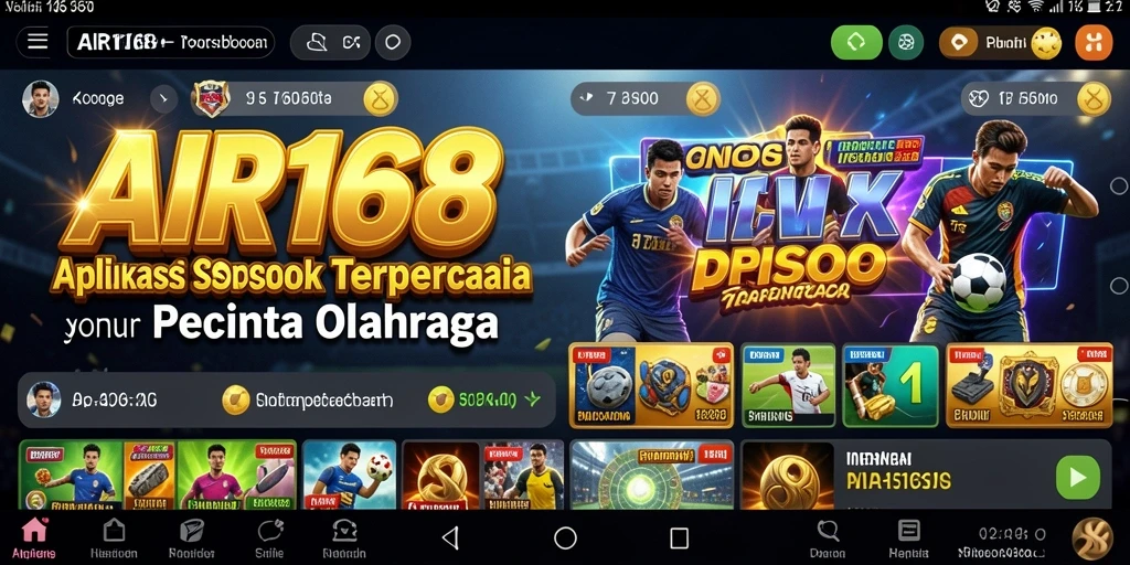 Tampilan gameplay Sportsbook yang menarik di AIR168.