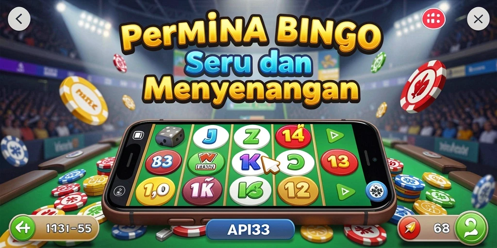 Tampilan gameplay seru dan mendebarkan dalam API33 Bingo.