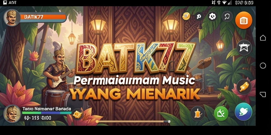 Tampilan gameplay dari BATIK77 yang penuh warna dan interaktif.