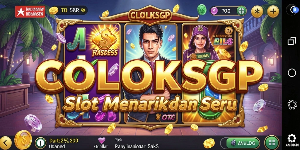Tampilan gameplay COLOKSGP yang menakjubkan dan penuh warna.
