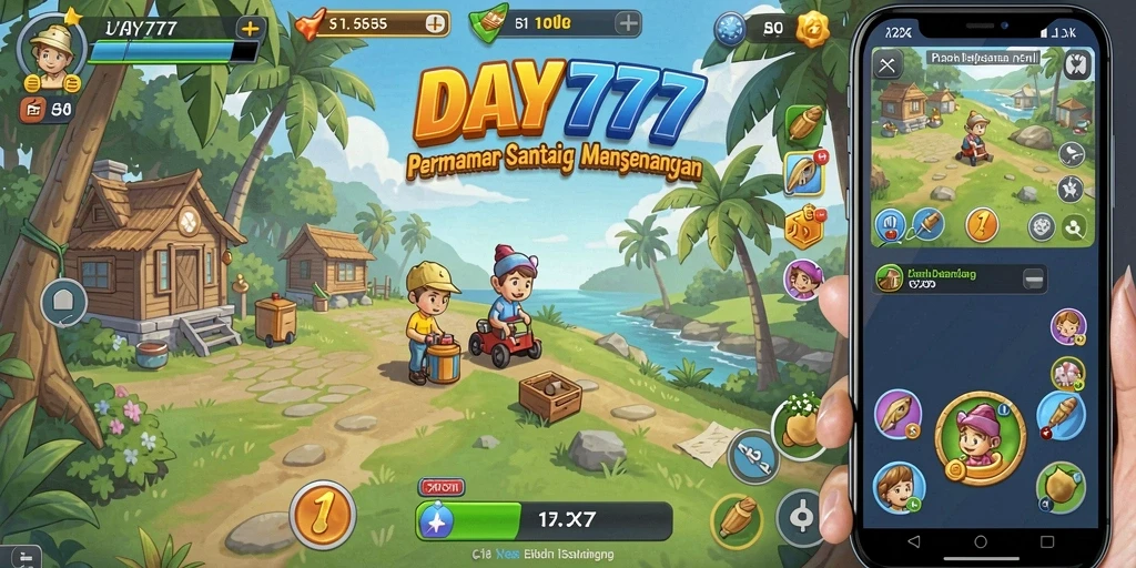 Tangkapan layar dari DAY777 yang menunjukkan keseruan gameplay Casual.