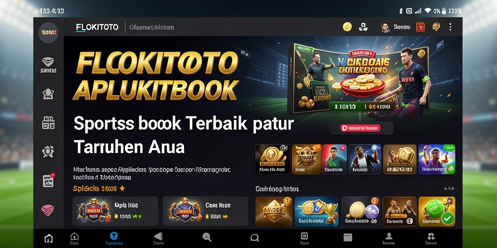 Tampilan gameplay menarik dari aplikasi Sportsbook FLOKITOTO.
