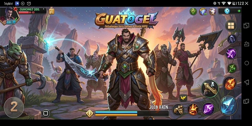 Gameplay seru GUATOGEL dengan pertarungan dinamis dan grafis menawan.
