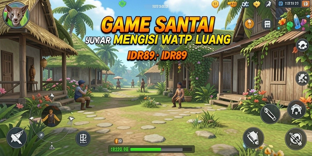 Screenshot gameplay IDR89 yang menunjukkan suasana permainan santai.