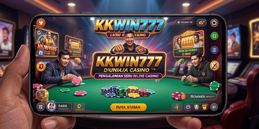 Screenshot gameplay langsung dari permainan Live Casino di KKWIN777.