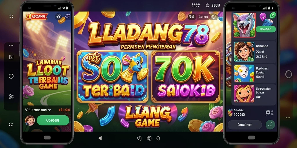 Tampilan gameplay seru dari LADANG78 dengan beragam pilihan slot.