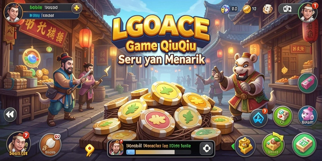 Gameplay seru QiuQiu di LGOACE menantang dan menyenangkan.