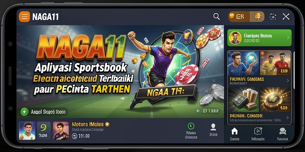 Tampilan gameplay NAGA11 dengan berbagai pilihan taruhan olahraga.