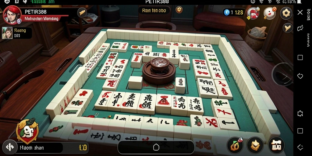 Gameplay seru dan menarik dari game Mahjong PETIR388.