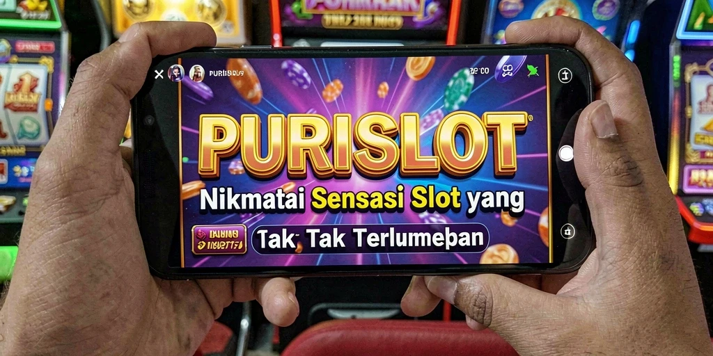 Tampilan utama gameplay PURISLOT dengan berbagai tema slot menarik.