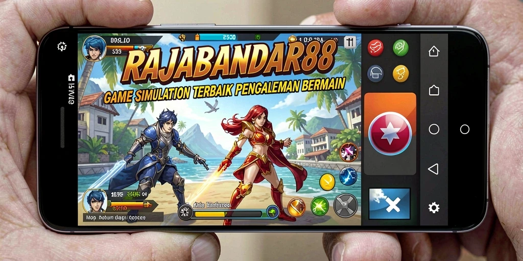 Skrinsut gameplay RAJABANDAR88 menunjukkan aksi seru dalam permainan Simulation.