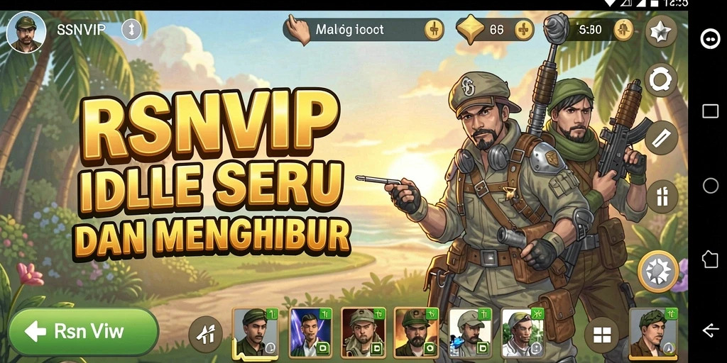 Tampilan gameplay RSNVIP yang menarik dan penuh warna.