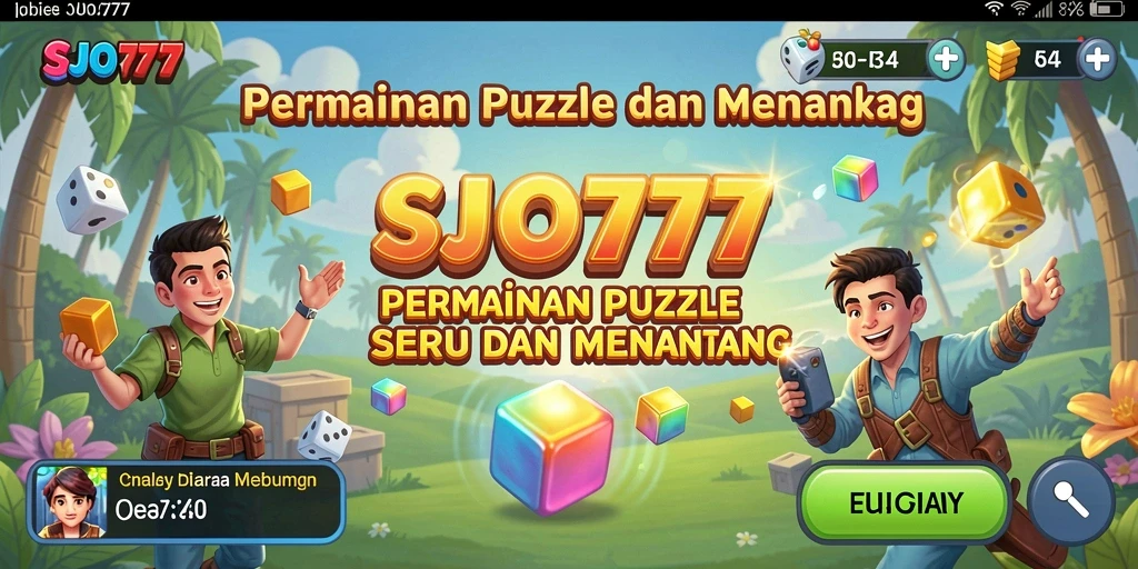 Screenshot SJO777 menunjukkan gameplay puzzle yang menarik dan menantang.