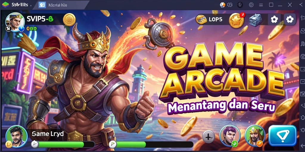 Tampilan gameplay menantang dari SVIP5 yang seru.
